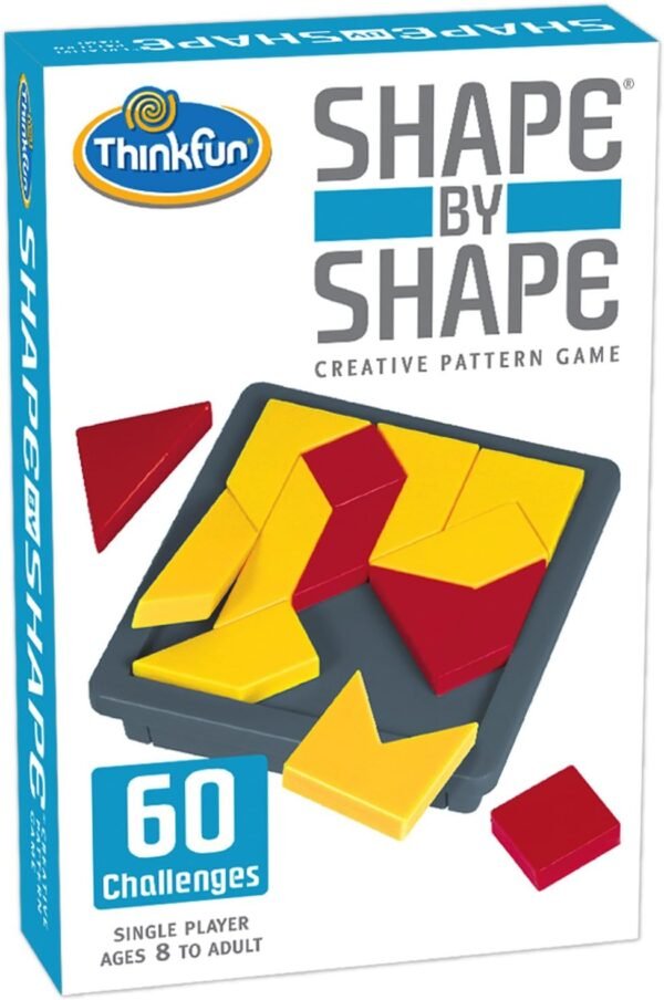 ThinkFun Shape by Shape Creative Pattern Logic Game For Age 8 to Adult - Learn Logical Reasoning Skills Through Fun Gameplay